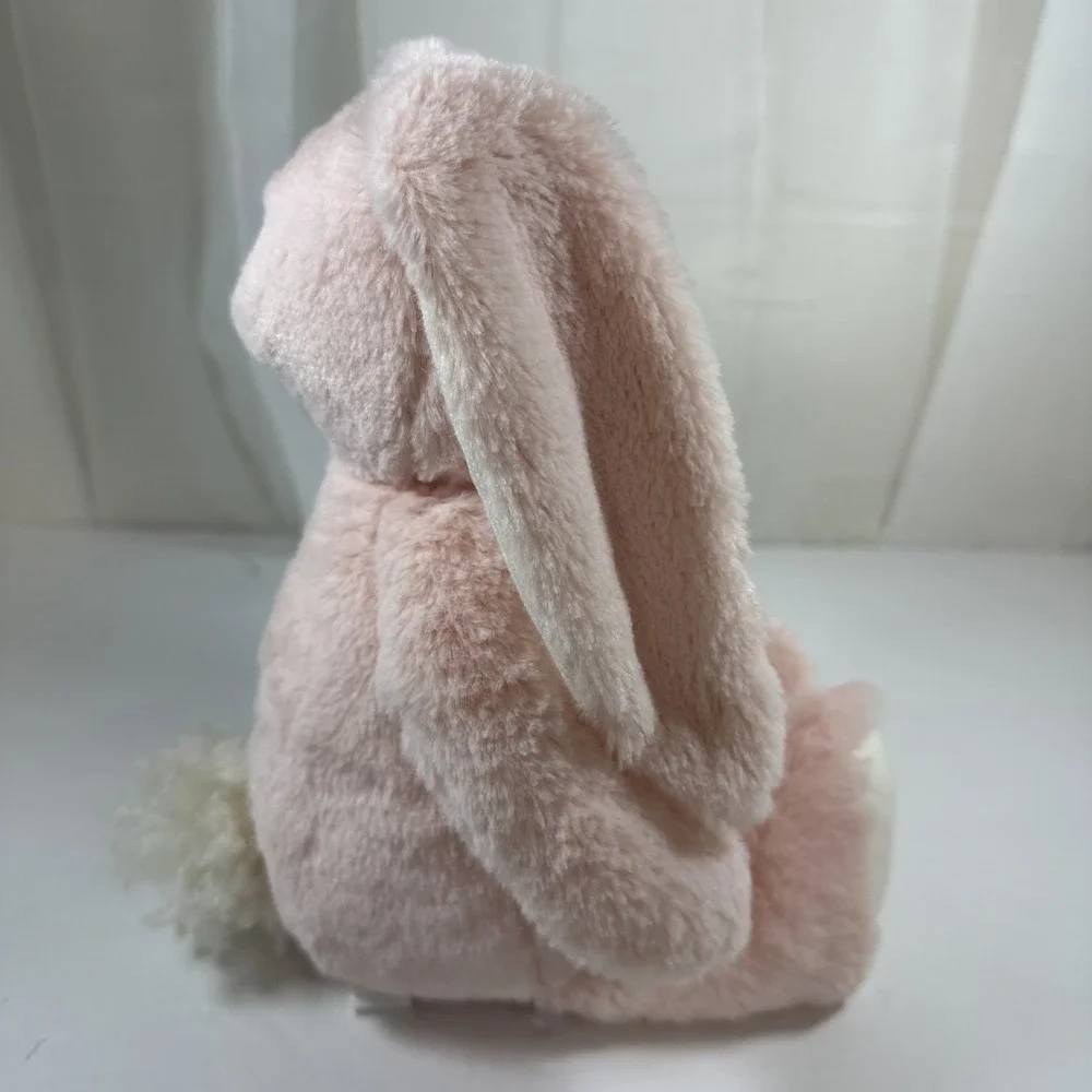 Hallmark Pink Bunny Rabbit Plush‎ Rattle Baby Toy 12